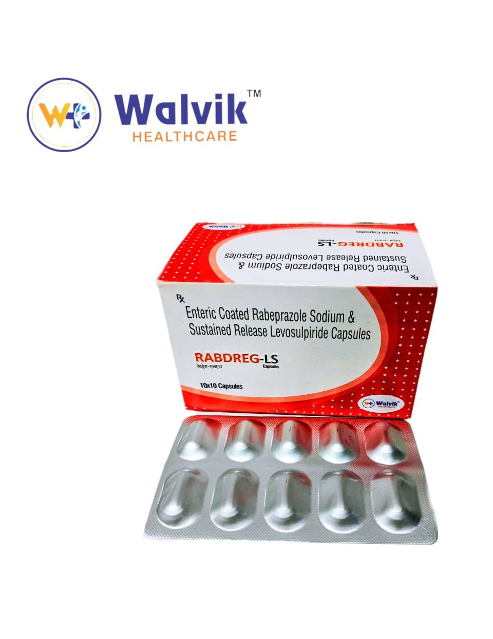 RABDREG - LS (ENTERIC COATED RABEPRAZOLE SODIUM & SUSTAINED RELEASE LEVOSULPRIDE CAPSULES)