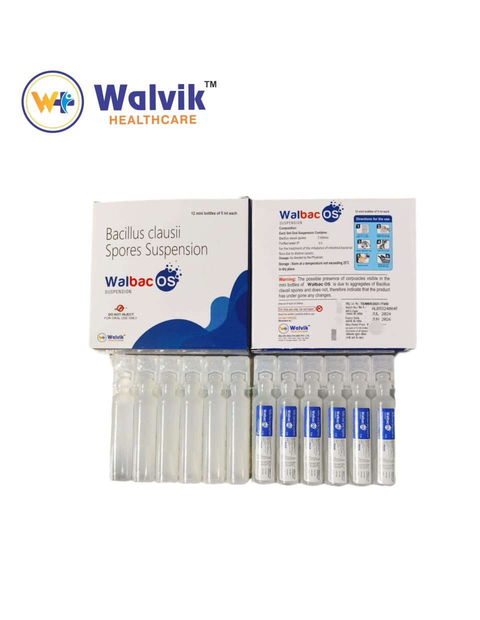 WALBAC OS (BACILLUS  CLAUSII SPORES SUSPENTION)