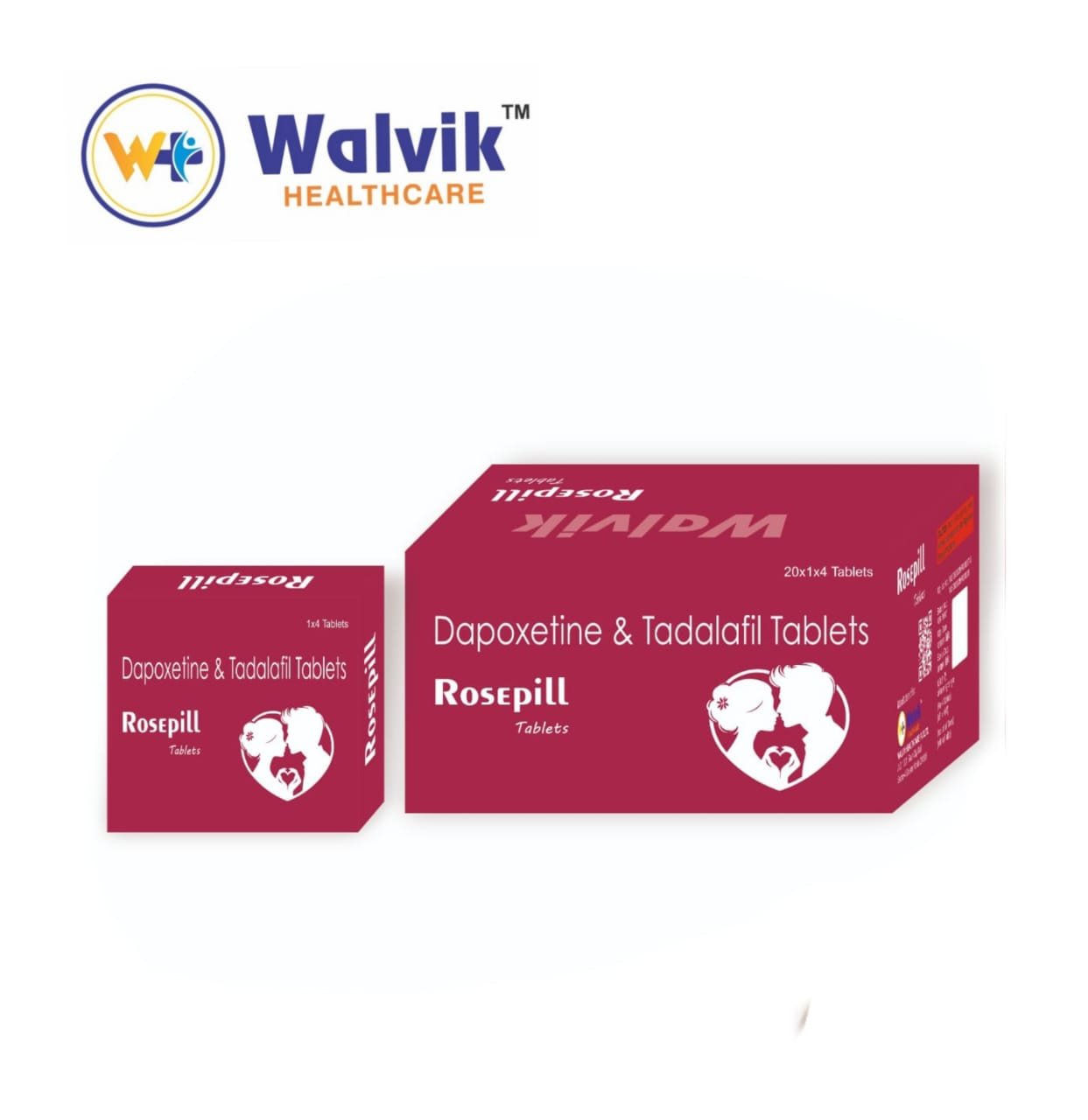 ROSEPILL TABLETS (DAPOXETINE & TADALAFIL TABLETS)